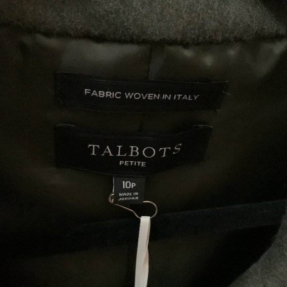 Talbots beautifully tailored wool jacket in dark linden green - Picture 3 of 5